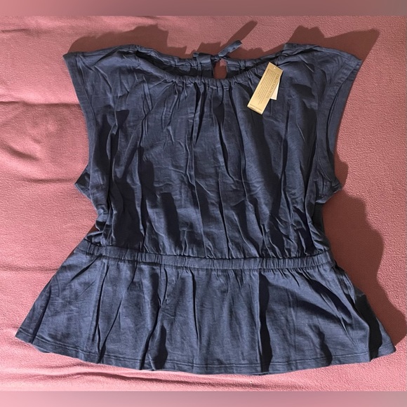 Brand New Banana Republic Malibu Blue Slub Tank - Picture 3 of 7